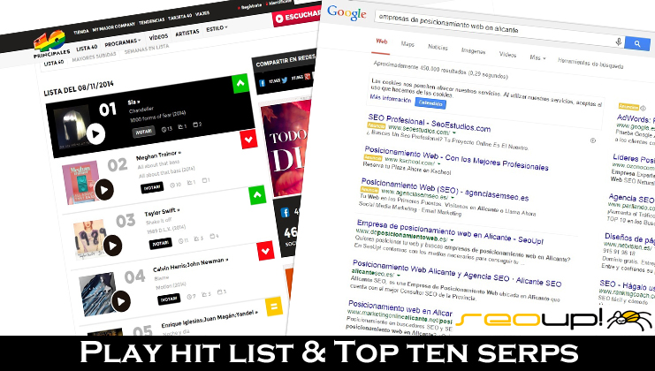 Entendiendo el seo: Listado radio y serps de Google.