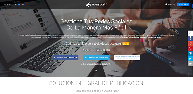 Everypost: Herramienta ideal para gestionar tus redes sociales.