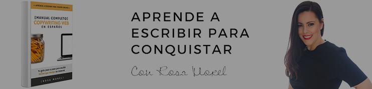 Libro de copywriting en español de Rosa Morel.