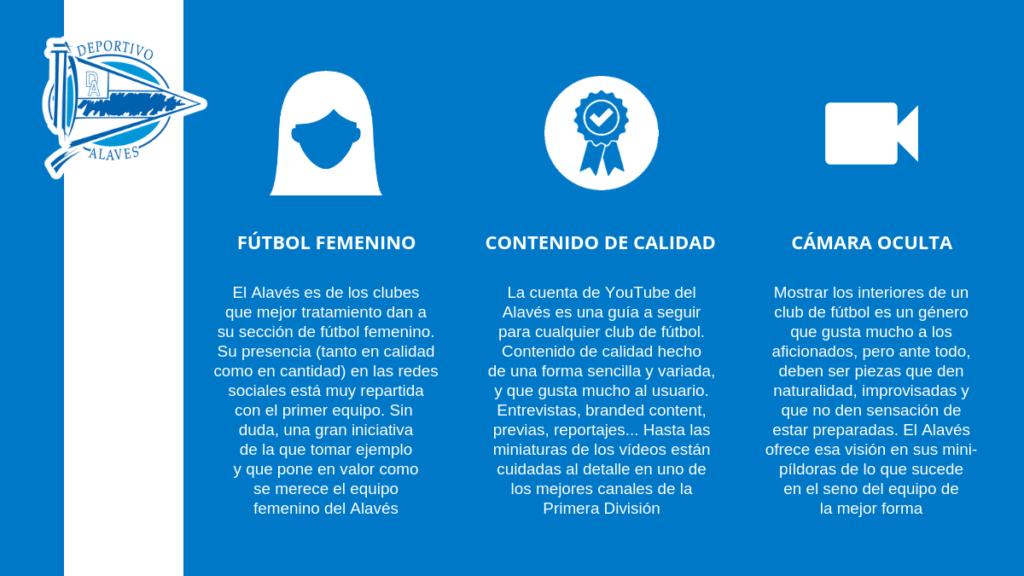 El Alavés es uno de los equipos de Primera especialista en la creación de vídeos para redes sociales