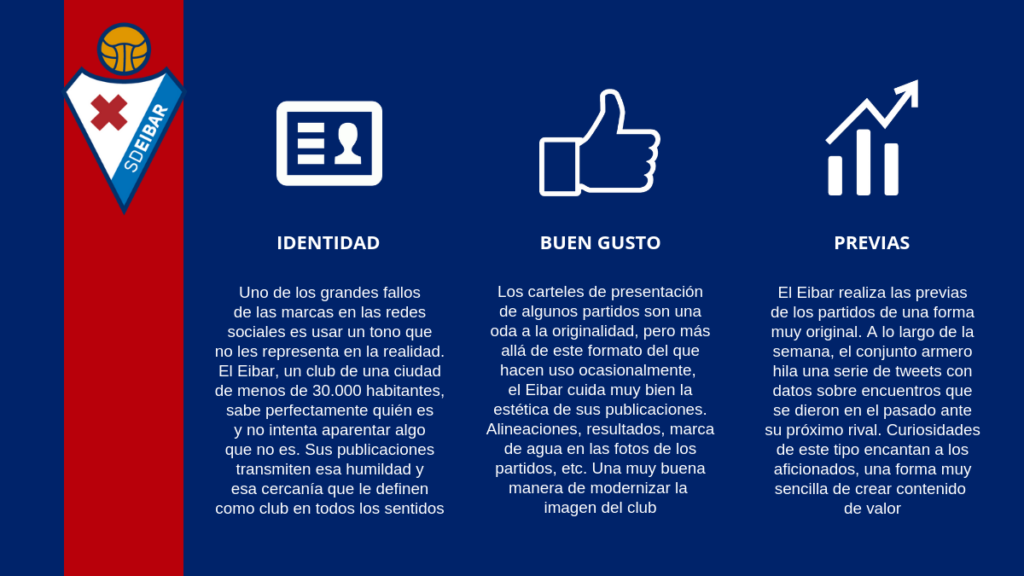 El Eibar es un equipo que a pesar de su humildad sabe hacer las cosas bien en lo que se refiere a las redes sociales y al marketing digital